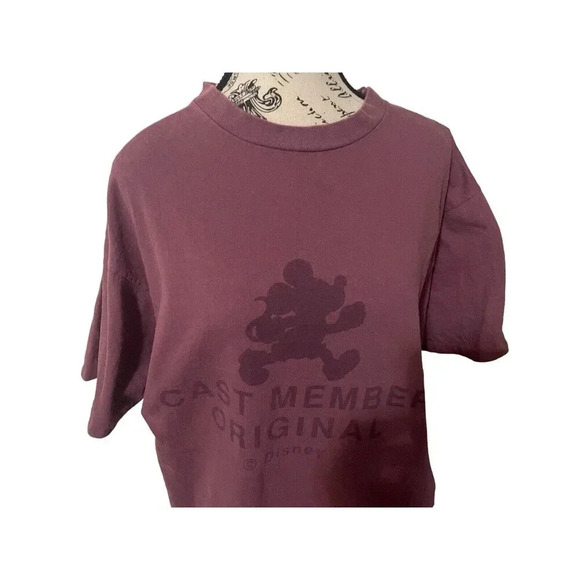 Vintage Disney Cast Member Original Brown T Shirt Size Large RARE - Picture 11 of 16